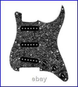 920D Custom Generation Loaded Pickguard For Strat Guitar Blaclk Pearl-Black