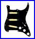 920D_Custom_Gold_Foil_Loaded_Pickguard_For_Strat_With_White_Pickups_and_Knobs_01_gfsz