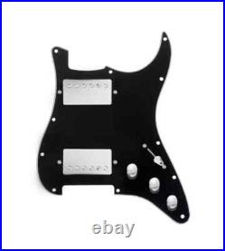 920D Custom HH Black/Nickel 5 Way Smoothie Humbuckers Loaded Pickguard for Strat 920D Custom HH Black/Nickel 5 Way Smoothie Humbuckers Loaded Pickguard for Strat