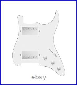 920D Custom Hipster Heaven HH Loaded Pickguard for Strat With Nickel Roughnec