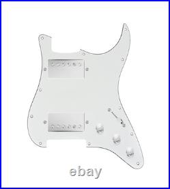 920D Custom Hot And Heavy HH Loaded Pickguard for Strat With Nickel Roughneck