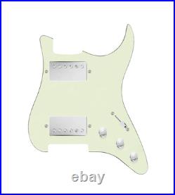 920D Custom Hot And Heavy HH Loaded Pickguard for Strat With Nickel Roughneck