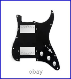 920D Custom Hot And Heavy HH Loaded Pickguard for Strat With Nickel Roughneck