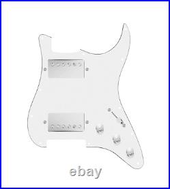 920D Custom Hushed And Humble HH Loaded Pickguard for Strat With Nickel Smoot