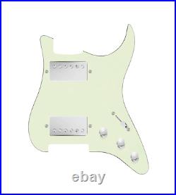 920D Custom Hushed And Humble HH Loaded Pickguard for Strat With Nickel Smoot
