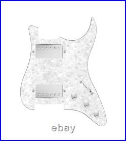920D Custom Hushed And Humble HH Loaded Pickguard for Strat With Nickel Smoot 920D Custom Hushed And Humble HH Loaded Pickguard for Strat With Nickel Smoot