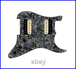 920D Custom Load HH Strat 3 way Black Pearl Pickguard with RoughNeck Humbuckers