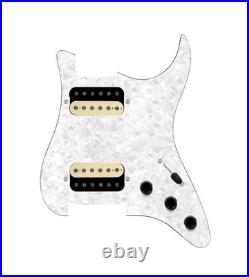 920D Custom Load HH Strat 3 way White Pearl Pickguard with RoughNeck Humbuckers
