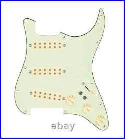 920D Custom Polyphonic Loaded Pickguard for Strat With Aged White Pickups and