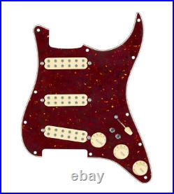 920D Custom Polyphonic Loaded Pickguard for Strat With Aged White Pickups and