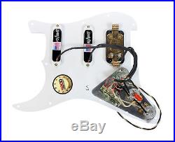 920D Custom Shop Lace Sensor Gold Loaded Strat Pickguard Splittable Dually MG/BK