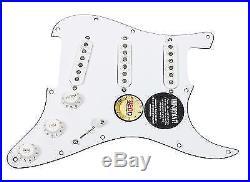920D Custom Shop Texas Special Loaded Pickguard Fender Strat 7 Way WH/WH