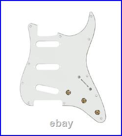 920D Custom Strat SSS 5 Way Pre-Wired Pickguard Blender Pot Parchment