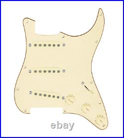 920D Custom Texas Grit Loaded Pickguard for Strat With Aged White Pickups and