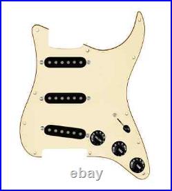 920D Custom Texas Grit Strat Guitar 5 Way Loaded Pickguard Aged White / Black