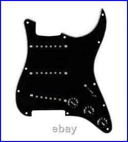 920D Custom Texas Grit Strat Guitar 5 Way Loaded Pickguard Black on Black