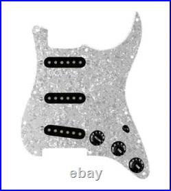 920D Custom Texas Grit Strat Guitar 5 Way Loaded Pickguard White Pearl / Black