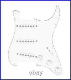 920D Custom Texas Grit Strat Guitar 7 Way Loaded Pickguard White / White