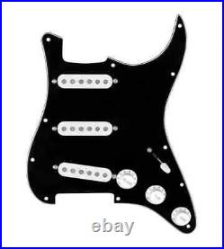 920D Custom Texas Growler Loaded Pickguard 5 Way for Stratocasters Black / White
