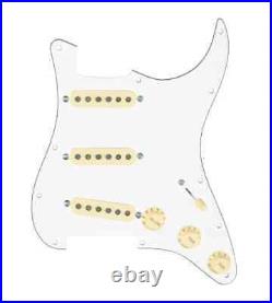 920D Custom Texas Growler Loaded Pickguard 5 Way for Stratocasters White / Cream