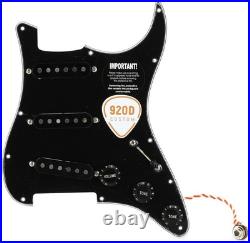 920D Custom Texas Vintage Loaded Stratocaster Pickguard Black