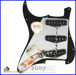 920D Custom Texas Vintage Loaded Stratocaster Pickguard Black
