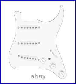 920D Custom Vintage American Loaded Pickguard for Strat With White Pickups, W
