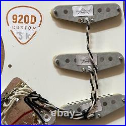 920D Fender Custom Shop 69 PIO Pre-Wired Loaded Strat Pickguard Pickup Set