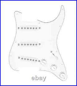 920D Generation 5 way Blender Loaded Pickguard For Strat Guitars White