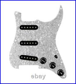 920D Generation Loaded Pickguard 5 Way Switch for Strat- White Pearl / Black