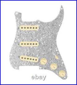 920D Generation Loaded Pickguard 5 Way Switch for Strat- White Pearl / Cream