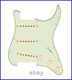 920D Generation Loaded Pickguard 5 Way Switch for Stratocaster -Mint Green/Cream