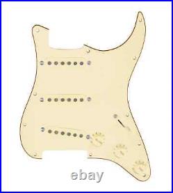 920D Generation Loaded Pickguard 7 Way for Stratocaster -Cream / Cream