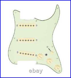 920D Generation Loaded Pickguard 7 Way withToggle for Strat -Mint Green / Cream