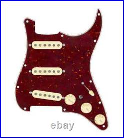 920D Generation Loaded Pickguard 7 Way withToggle for Strat Tortoise / Cream