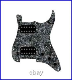920D HH Black Pearl 5 Way Smoothie Humbuckers Loaded Pickguard for Strat Guitars