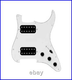 920D HH Parchment / Black 5 Way Smoothie Humbuckers Loaded Pickguard for Strat 920D HH Parchment / Black 5 Way Smoothie Humbuckers Loaded Pickguard for Strat