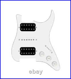 920D HSH Load Strat Pickguard Tex Vintage/Smoothie Humbucker Pickup White/Blk-WH 920D HSH Load Strat Pickguard Tex Vintage/Smoothie Humbucker Pickup White/Blk-WH