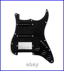 920D HSS Cool Kid Humbucker/Texas Grit Load Blk/Blk/Nickel Pickguard for Strat 920D HSS Cool Kid Humbucker/Texas Grit Load Blk/Blk/Nickel Pickguard for Strat