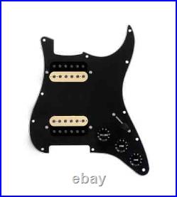 920D Hot & Heavy HH 3 Way Black Loaded Pickguard Roughneck Humbuckers for Strat
