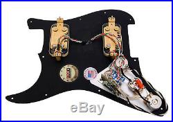 920D Lace Sensor Gold HH Splittable Dually Loaded Strat Pickguard WH/AW
