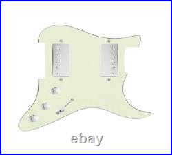 920D Load HH Strat 5 way Split Mint Green Pickguard Nickel Cool Kid Humbuckers