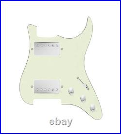 920D Load HH Strat 5 way Split Mint Green Pickguard Nickel Cool Kid Humbuckers