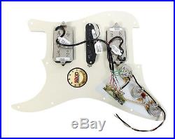 920D Loaded HSH Strat Pickguard DiMarzio Paul Gilbert PAF Master Area 58 WH/WH