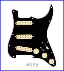 920D Polyphonics Black/Cream Loaded Pickguard 7-Way 2-Toggle for Strat Guitars 920D Polyphonics Black/Cream Loaded Pickguard 7-Way 2-Toggle for Strat Guitars