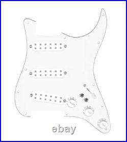 920D Polyphonics White Loaded Pickguard 7-Way/2-Toggle for Strat Guitars