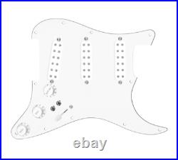 920D Polyphonics White Loaded Pickguard 7-Way/2-Toggle for Strat Guitars