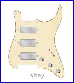 920D Stadium Triple Mini Humbucker Loaded Pickguard Strat Guitars 7-Way Cream