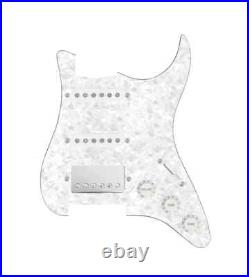 920D Strat HSS Load Pickguard Tex Vintage/ Smoothie Humbucker Pickup -Wht Pearl