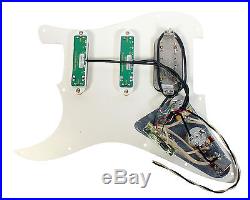 920D Strat Stratocaster Loaded Pickguard Duncan Fat Everything Axe WH/WH